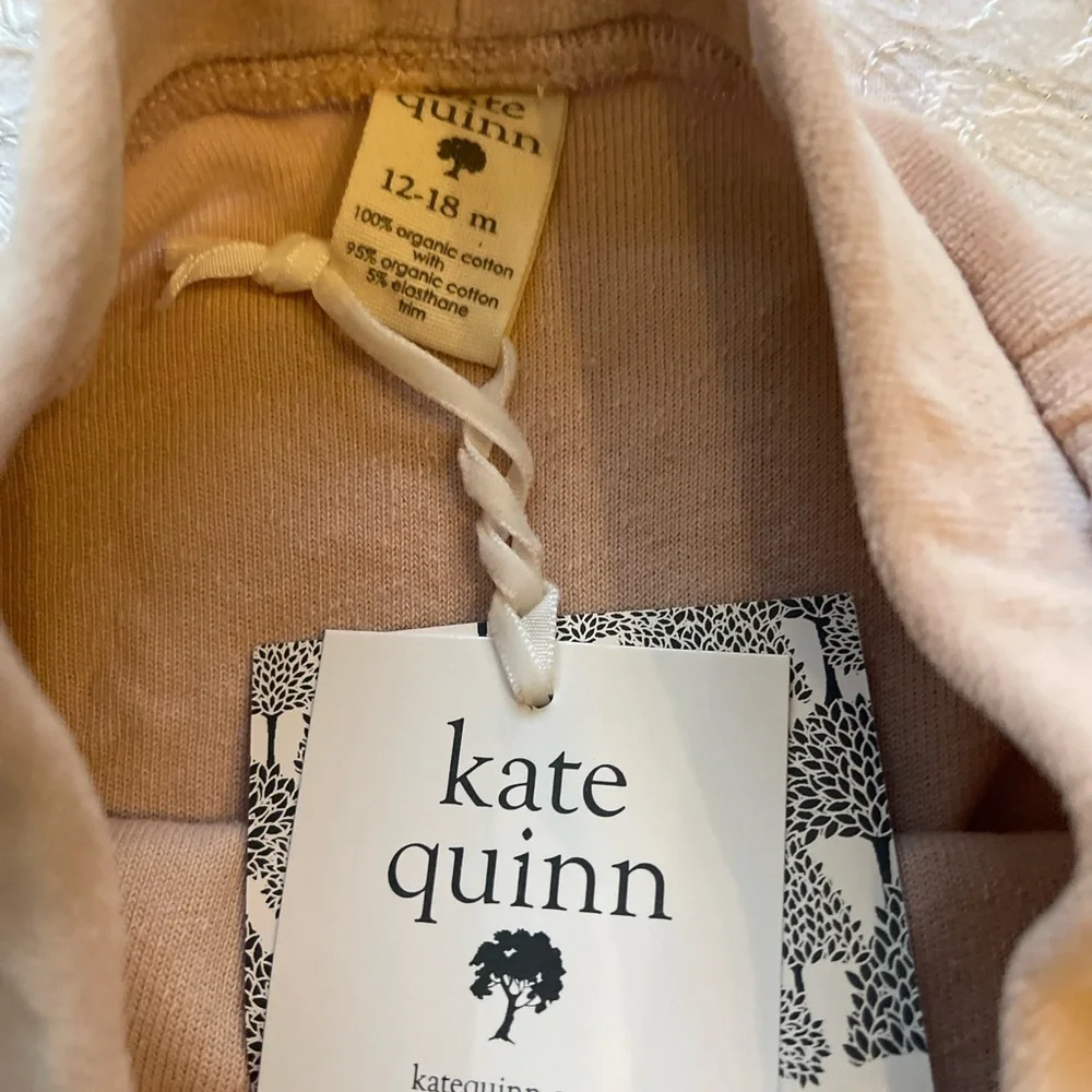 NWT Light Pink Velour Kate Quinn Ruffle Bloomers Sz 12-18M